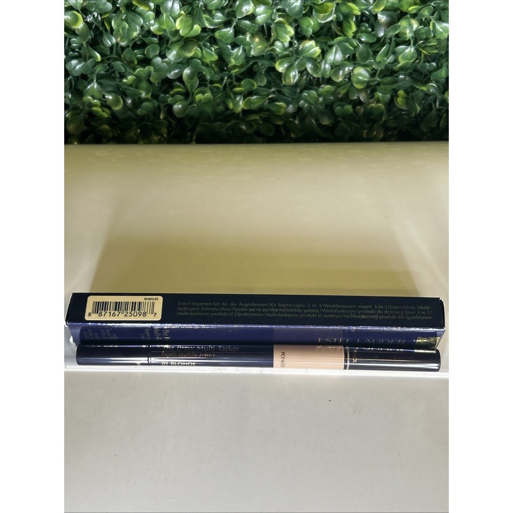 ESTEE LAUDER The Brow Multi-Tasker 3-in-1 Pencil Powder 01 Blonde - NIB